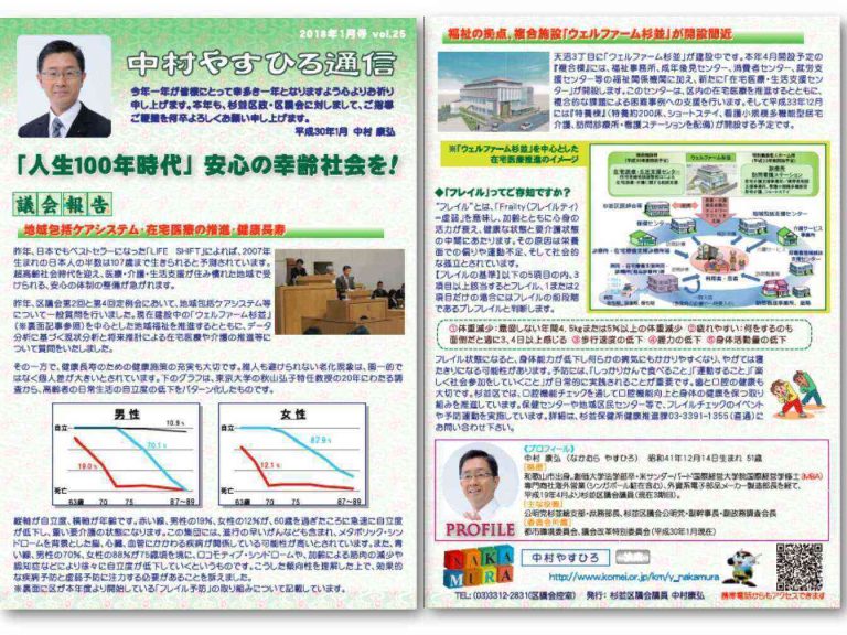 中村やすひろ通信 vol.25
