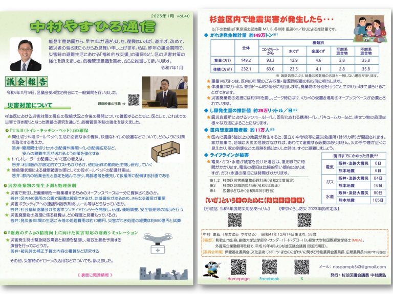 中村やすひろ通信 vol.40
