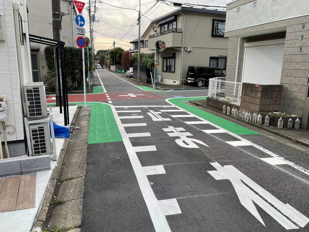 交差点安全対策実施